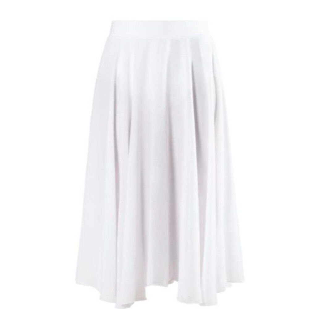 Balera Praise Circle Skirt Liturgical Lyrical Adult Small Medium White A-Line